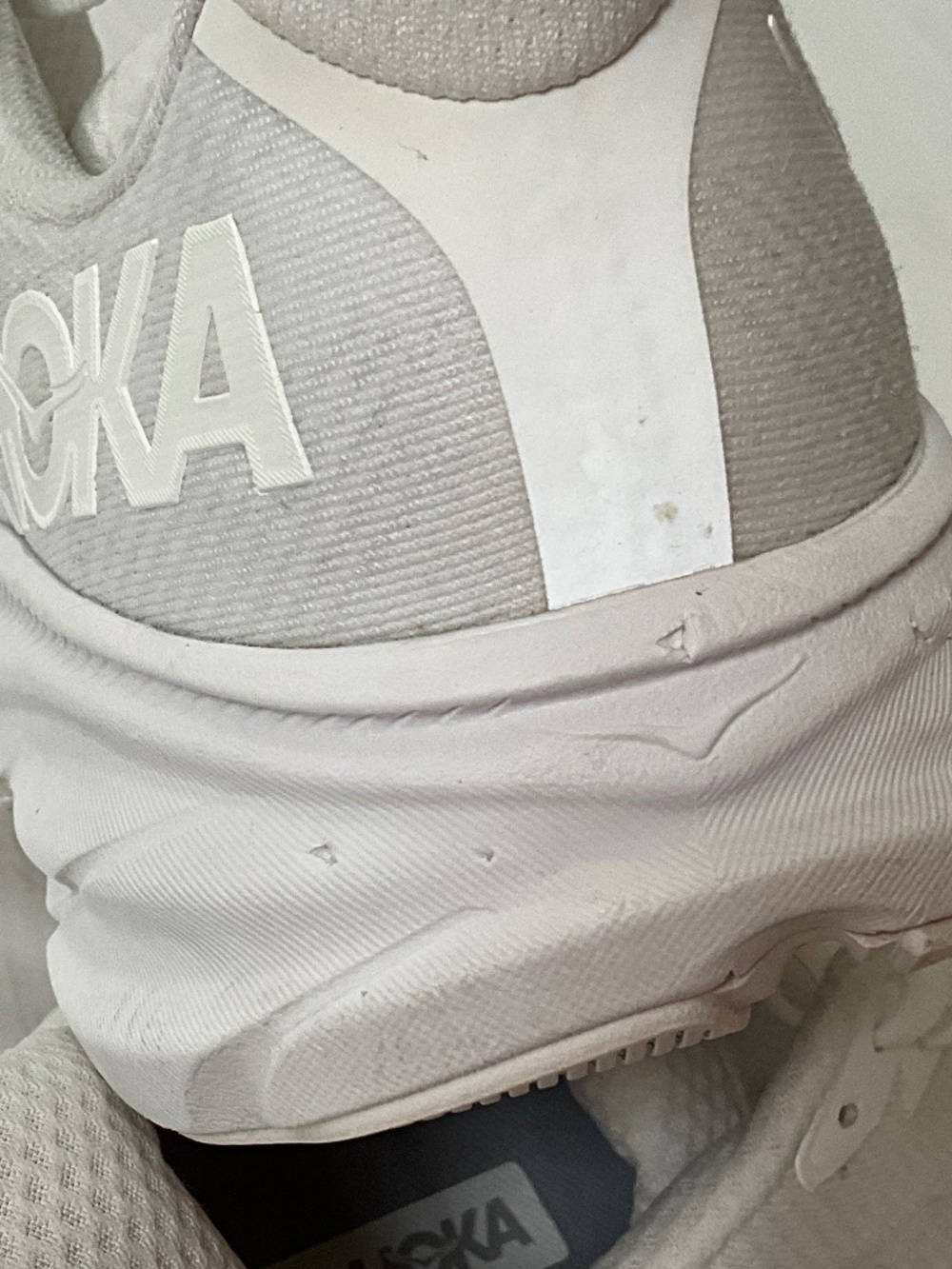HOKA Clifton 9 Hands-Free Size 11 White - Picture 13 of 16